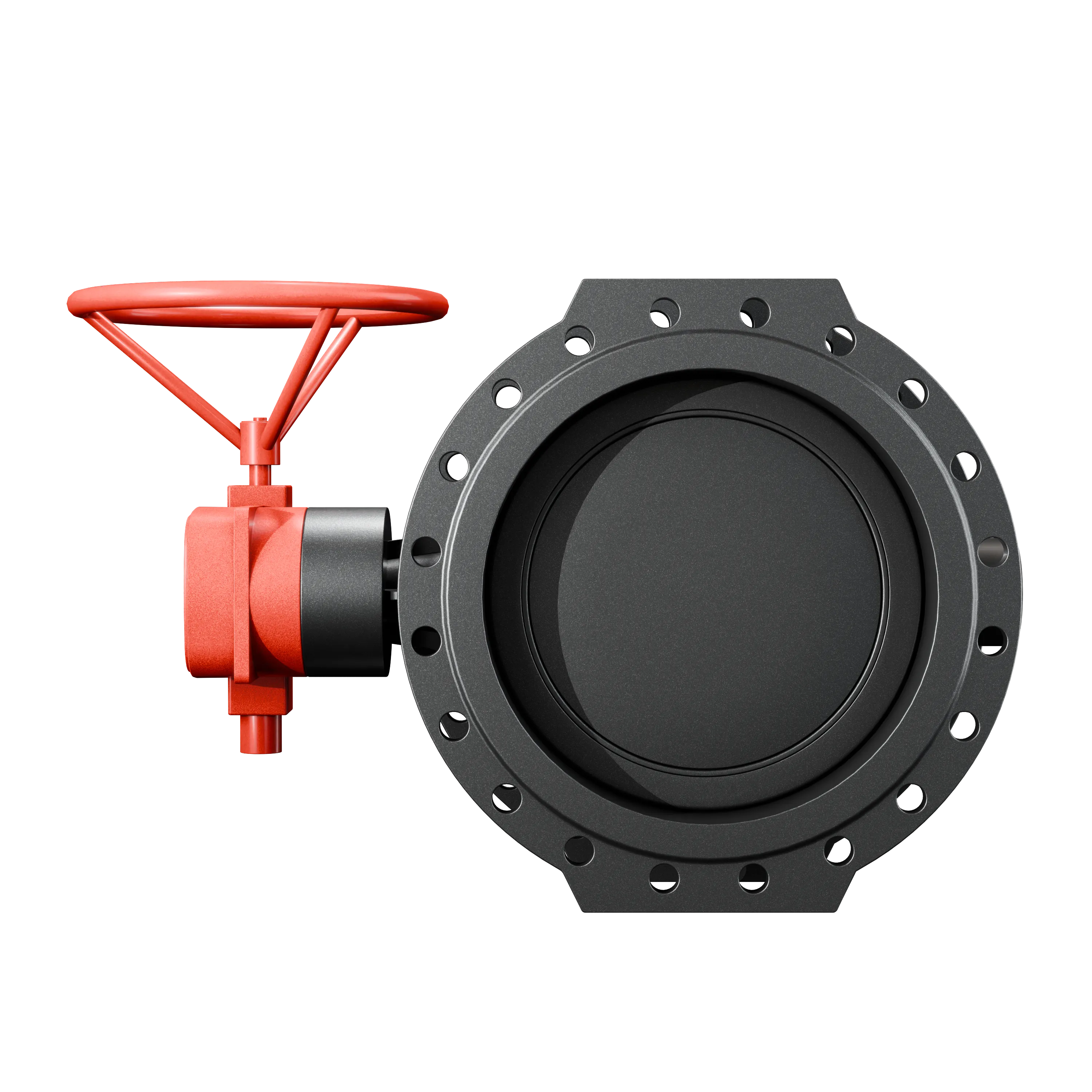 Поворотный затвор VAG EKN® M DN 200 PN 40 с редуктором и маховиком