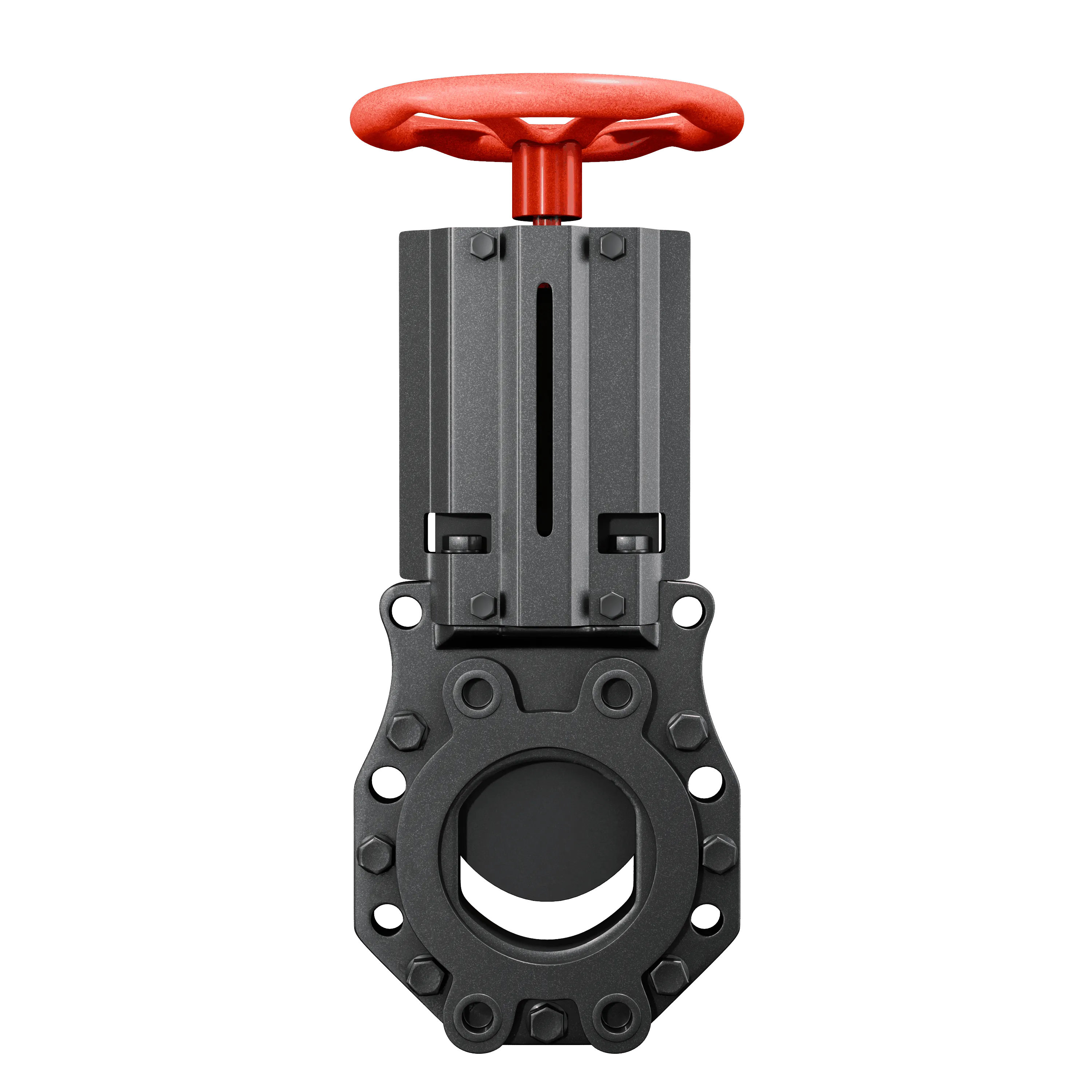 Шиберно-ножевые задвижки с маховиком