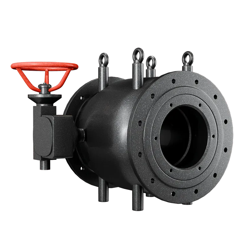 Плунжерный регулирующий клапан VAR RIKO® DN 300 PN 16 с электроприводом