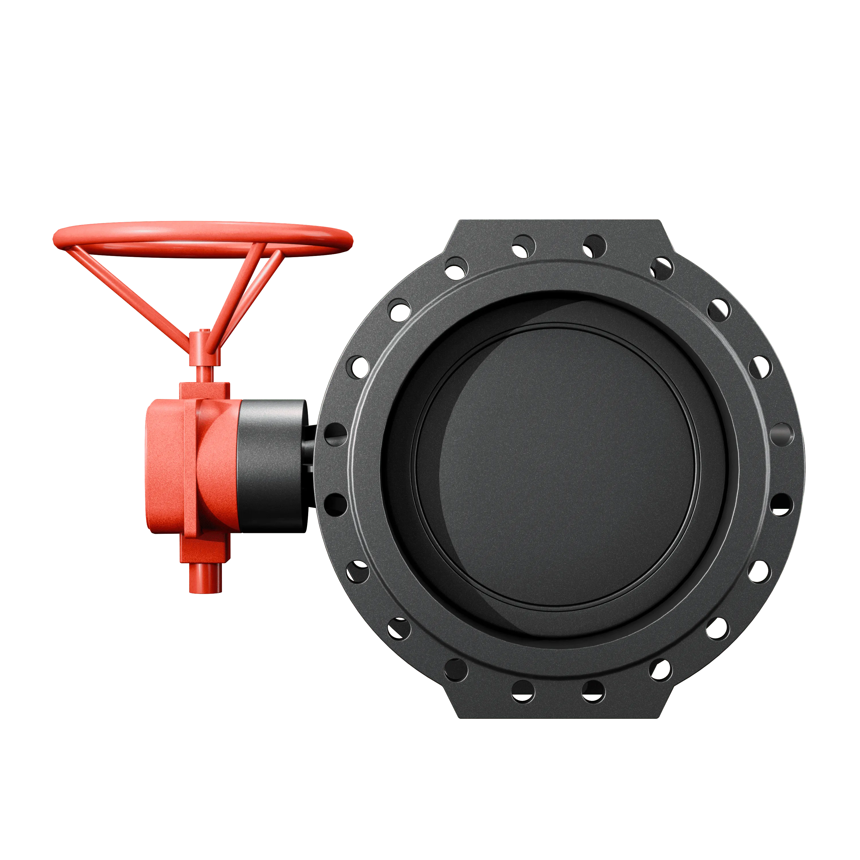 Поворотный затвор VAG EKN® M DN 1200 PN 40 с редуктором и маховиком